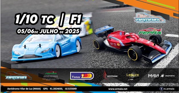 4º Prova do Campeonato Nacional 1/10 TC MOD, Stock e Trofeu F1